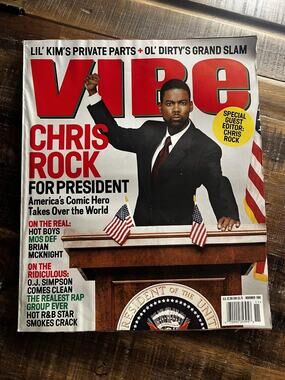 Vintage VIBE Magazine November 1999 (Chris Rock "For President" Cover Issue
